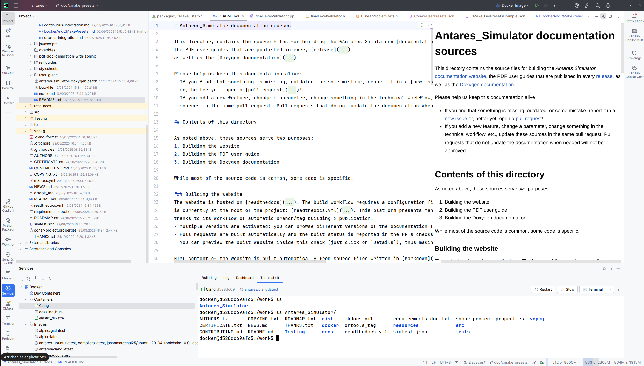 CLion Docker Service